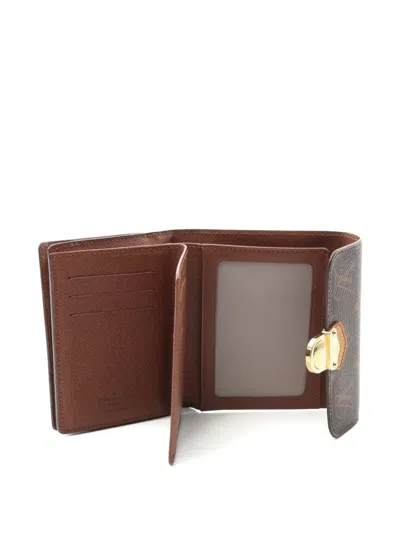 Pre-owned Louis Vuitton 2011 Portefeuil Koala Tri-fold Wallet In Brown
