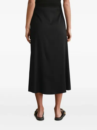 Marc O'polo Flared Midi Skirt In Black