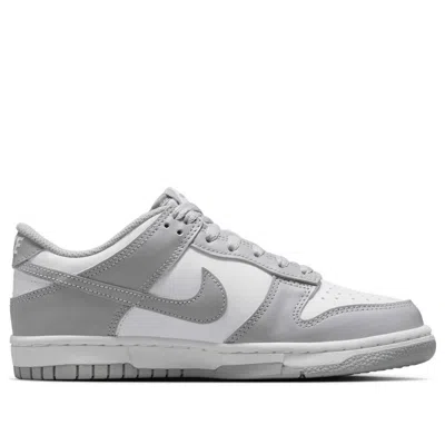 Nike (gs)  Dunk Low 'white Light Smoke Grey' In Multi