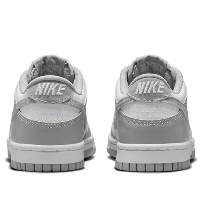 Nike (gs)  Dunk Low 'white Light Smoke Grey' In Multi