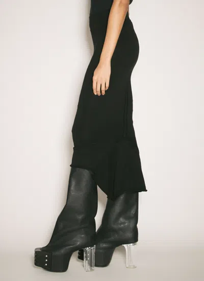 Rick Owens Women Knit Midi Skirt