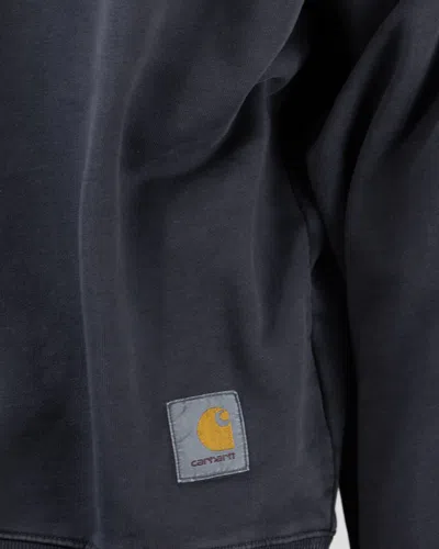 Carhartt Hudson Black Sweatshirt In Black