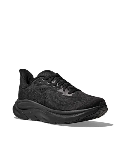 Hoka W Clifton 10 Woman Sneakers Black Size 8 Textile Fibers In Black
