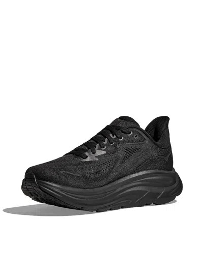 Hoka W Clifton 10 Woman Sneakers Black Size 8 Textile Fibers In Black