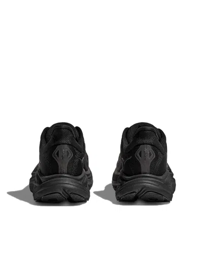 Hoka W Clifton 10 Woman Sneakers Black Size 8 Textile Fibers In Black