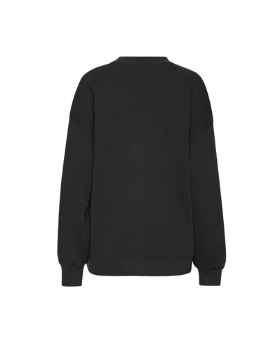 Rotate Birger Christensen Black Heavy Sweatshirt In Black