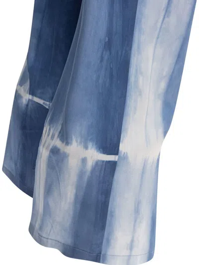 Sleep No More Light Blue Silk Trousers