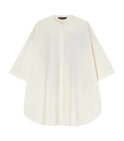 Marina Rinaldi X Maccapani Cotton Printed Fly Shirt