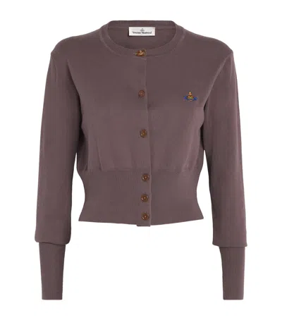Vivienne Westwood Cotton-cashmere Bea Cropped Cardigan