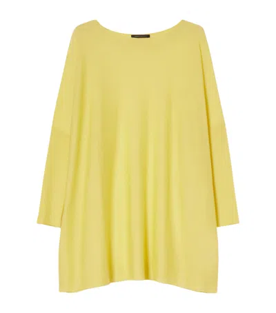 Marina Rinaldi Virgin Wool, Silk And Cashmere Veranda Sweater