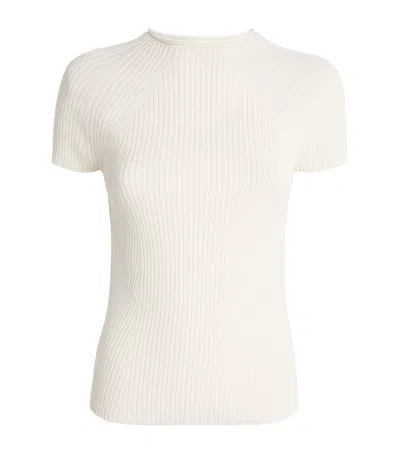 Max & Co Ribbed Short-sleeve Sweater