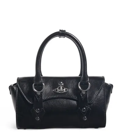 Vivienne Westwood Mini Croc-embossed Leather Bettina Tote Bag