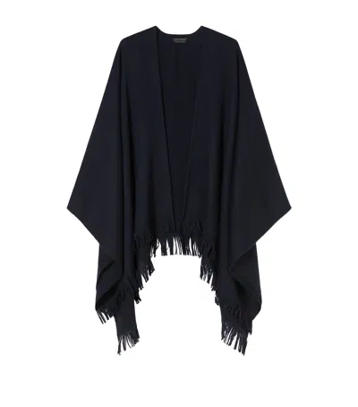 Marina Rinaldi Virgin Wool Odessa Poncho