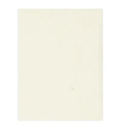 Paz Rodriguez Cotton-blend Knit Blanket