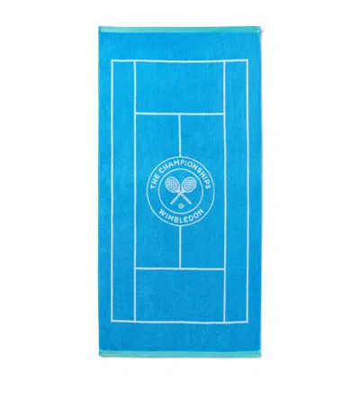 Christy X Wimbledon Tennis Court Bath Towel