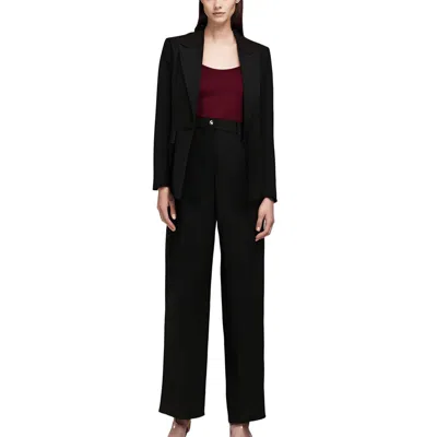 1.state Womens Crepe One-button Blazer
