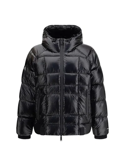 Dsquared2 3d Down Jacket In Black