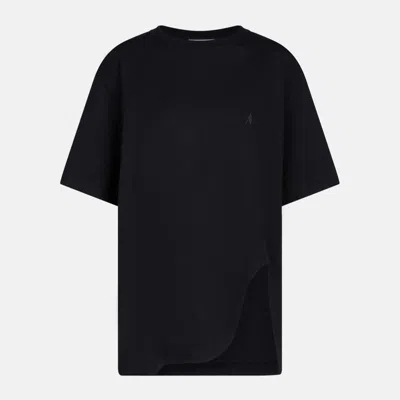 Attico Oversized T Shirt In Black