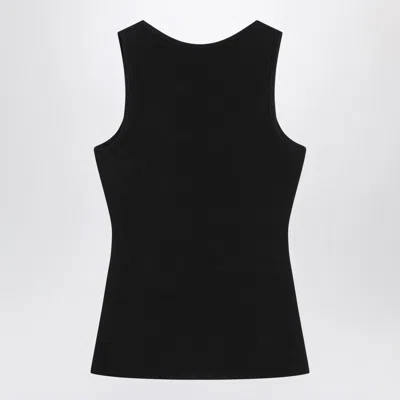 Balenciaga Black Nano Bb Tank Top In Black