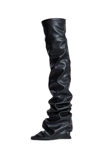 Attico ''robin Otk'' Thigh High Boots 95mm In Black