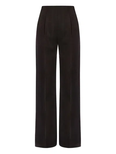 Alberta Ferretti Trousers In Black
