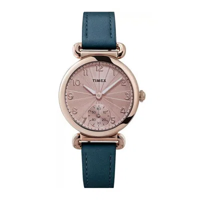 Timex Model 23 Rose Gold-tone Leather Ladies Watch