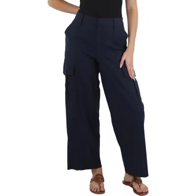 Tommy Hilfiger Womens Pocket Cotton Wide Leg Pants