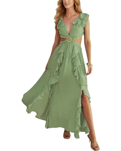 Nino Balcutti Maxi Dress In Green