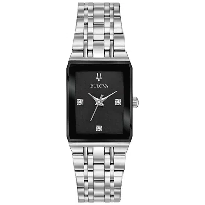 Bulova Quadra Diamond Ladies Watch