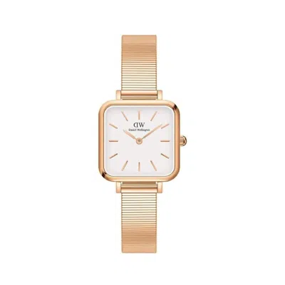 Daniel Wellington Quadro Studio Rose Gold-tone Ladies Watch