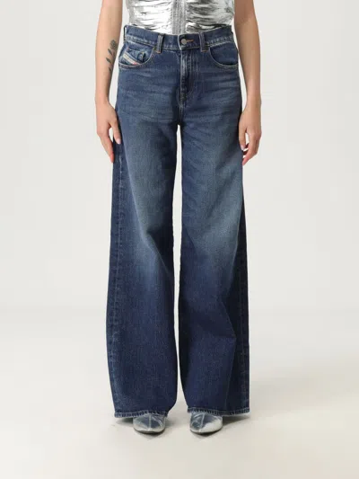 Diesel Jeans  Woman Color Blue In Blue