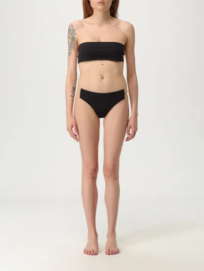 Courrèges Swimsuit  Woman Color Black In Black