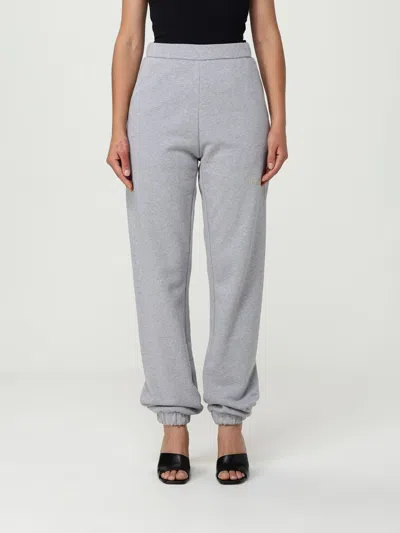 Attico Pants The  Woman Color Grey In Gray