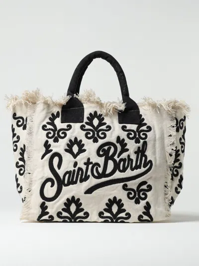 Mc2 Saint Barth Tote Bags  Woman Color Ecru
