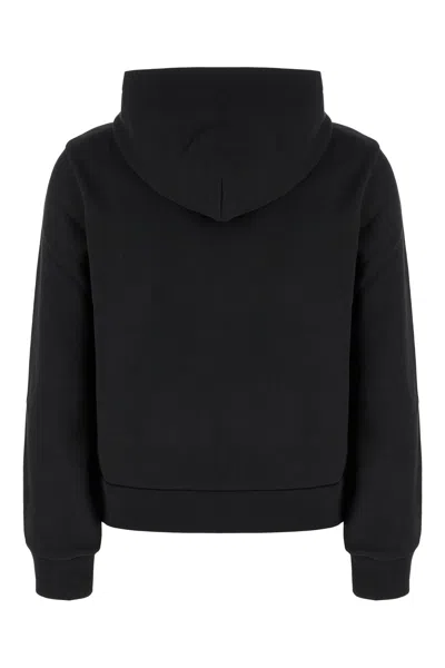 Moncler Logo Hoodie In Black