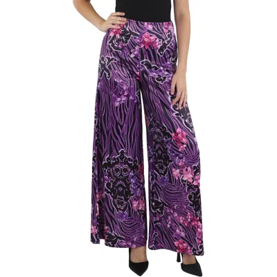 Cq By Cq Womens Printed Polyester Wide Leg Pants