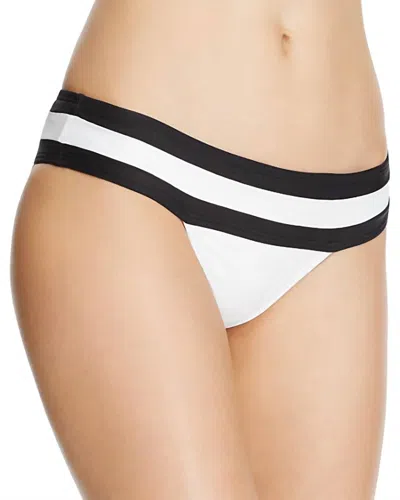 Pq Swim Pebble Blue Banded Color Block Teeny In Multi In White
