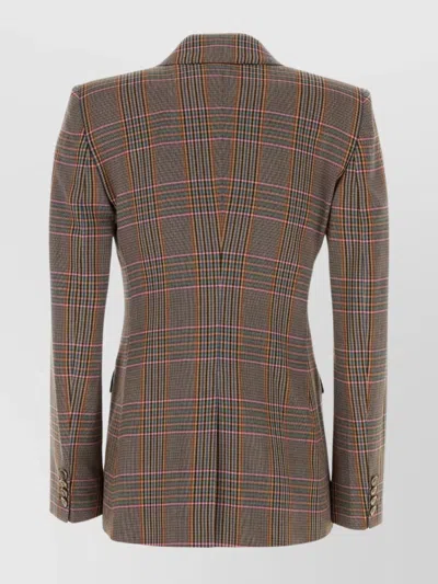 Etro Tailored Jersey Blazer With Embroidered Shoulders