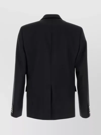 Gucci Giacca In Lana Blu Notte Uomo