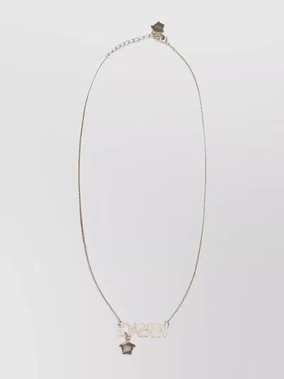Versace Medusa Pendant Chain Necklace For Everyday Wear In Gold