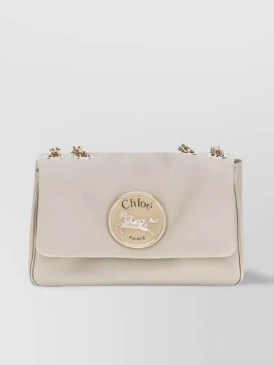 Chloé Leather Chain Strap Shoulder Bag