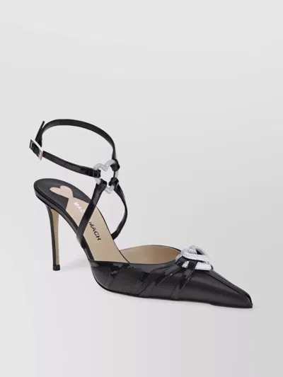 Mach&mach Heart Strap Stiletto Pumps