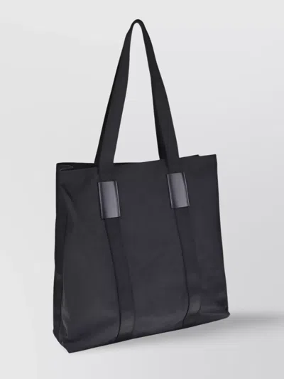Kiton Nylon Tote Bag In Black