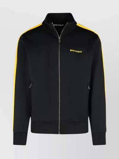 Palm Angels Track Sweatshirt Polyester Noir In Black