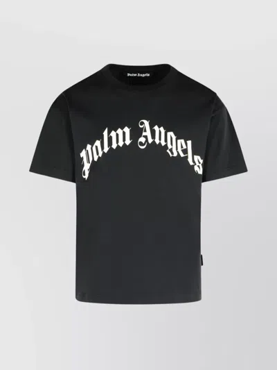 Palm Angels Relaxed-fit T-shirt With Bold Graphic Print In Black