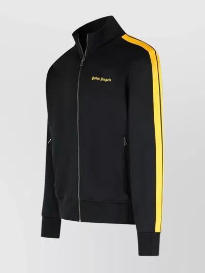 Palm Angels Track Sweatshirt Polyester Noir In Black