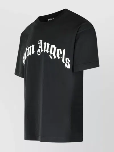 Palm Angels Relaxed-fit T-shirt With Bold Graphic Print In Black