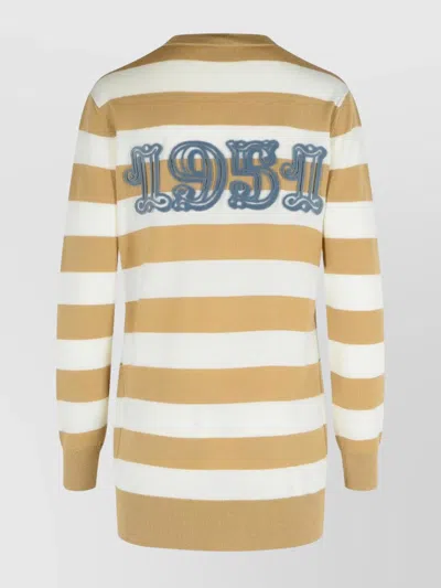 Max Mara 'fiemme' Virgin Wool Sand Cardigan