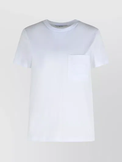 Max Mara M Monogram Cotton Jersey T-shirt Clothing In White