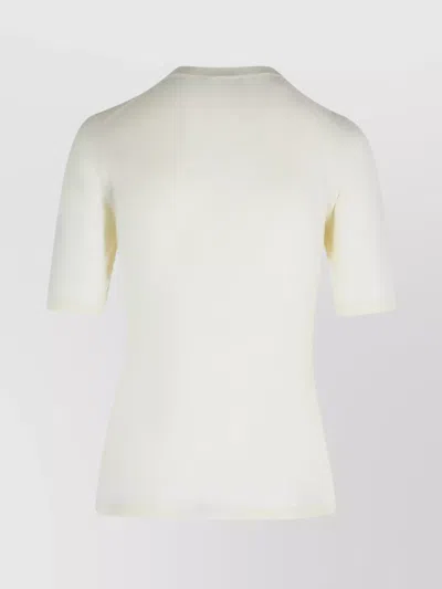 Max Mara 'white Virgin Wool Sweater' In White